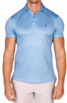 TailorByrd Abstract Geo Performance Golf Polo