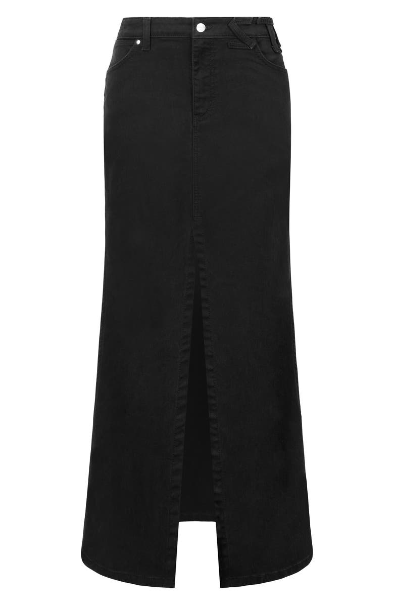 STAUD + Wrangler The Denim Maxi Skirt, Alternate, color, 