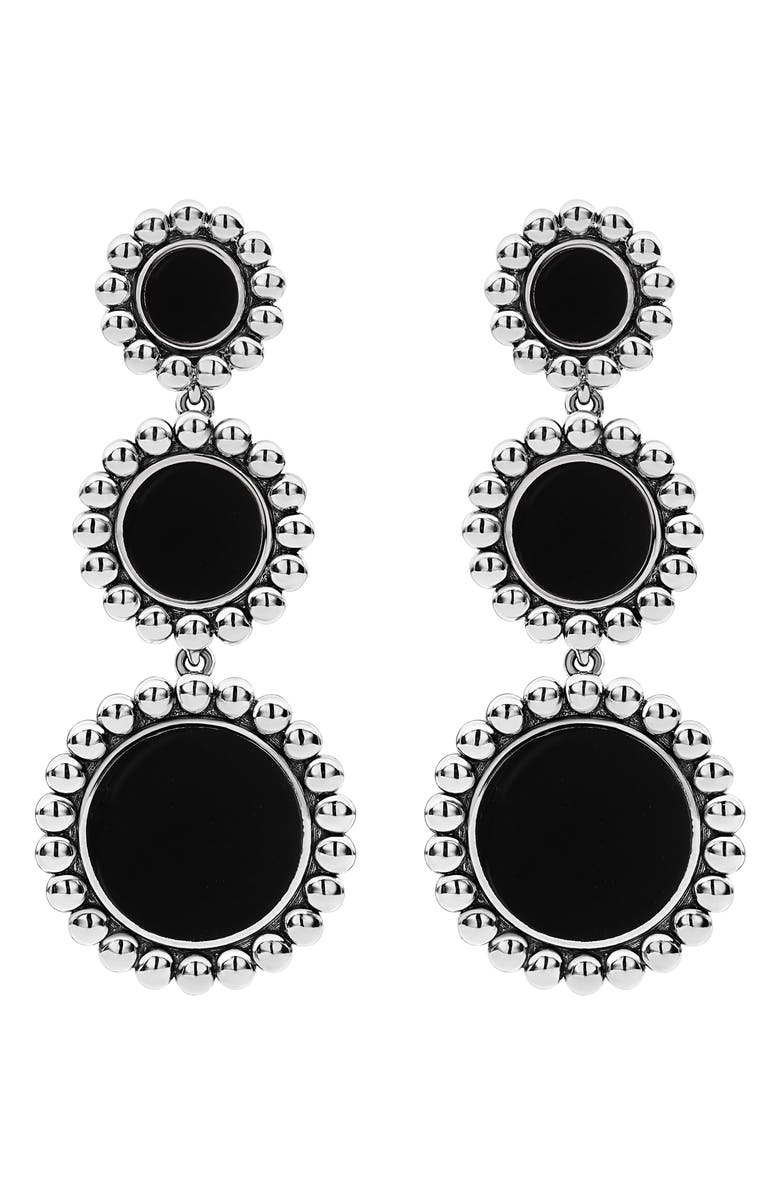 LAGOS Maya Circle Triple Drop Earrings, Main, color, 