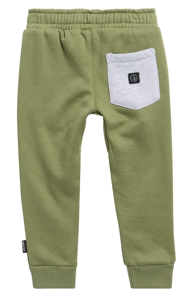 Volcom Fleece Hoodie & Joggers Set, Alternate, color, Olive