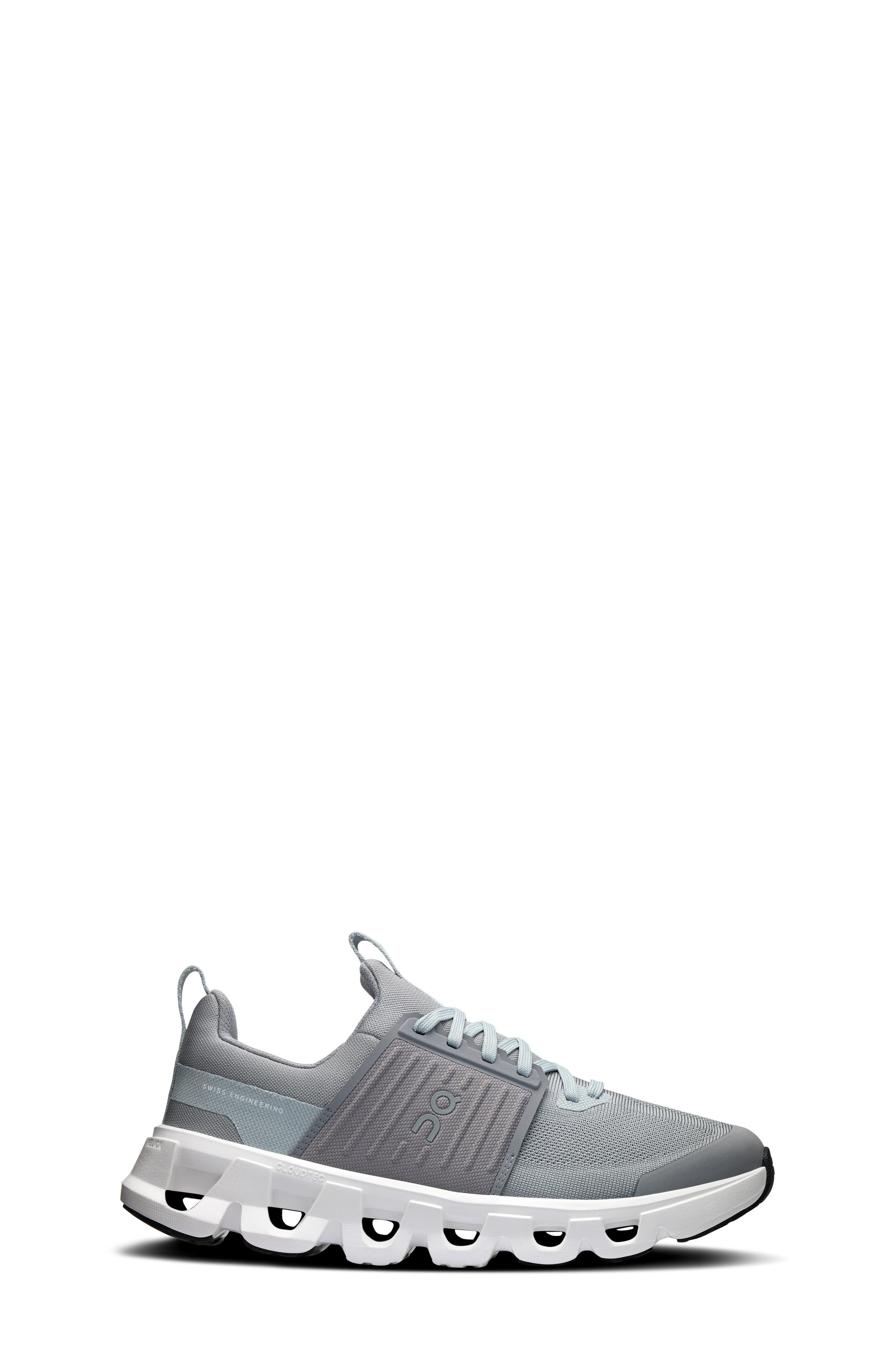 On Kids' Cloudswift Running Shoe, Alternate, color, Alloy/ Glacier