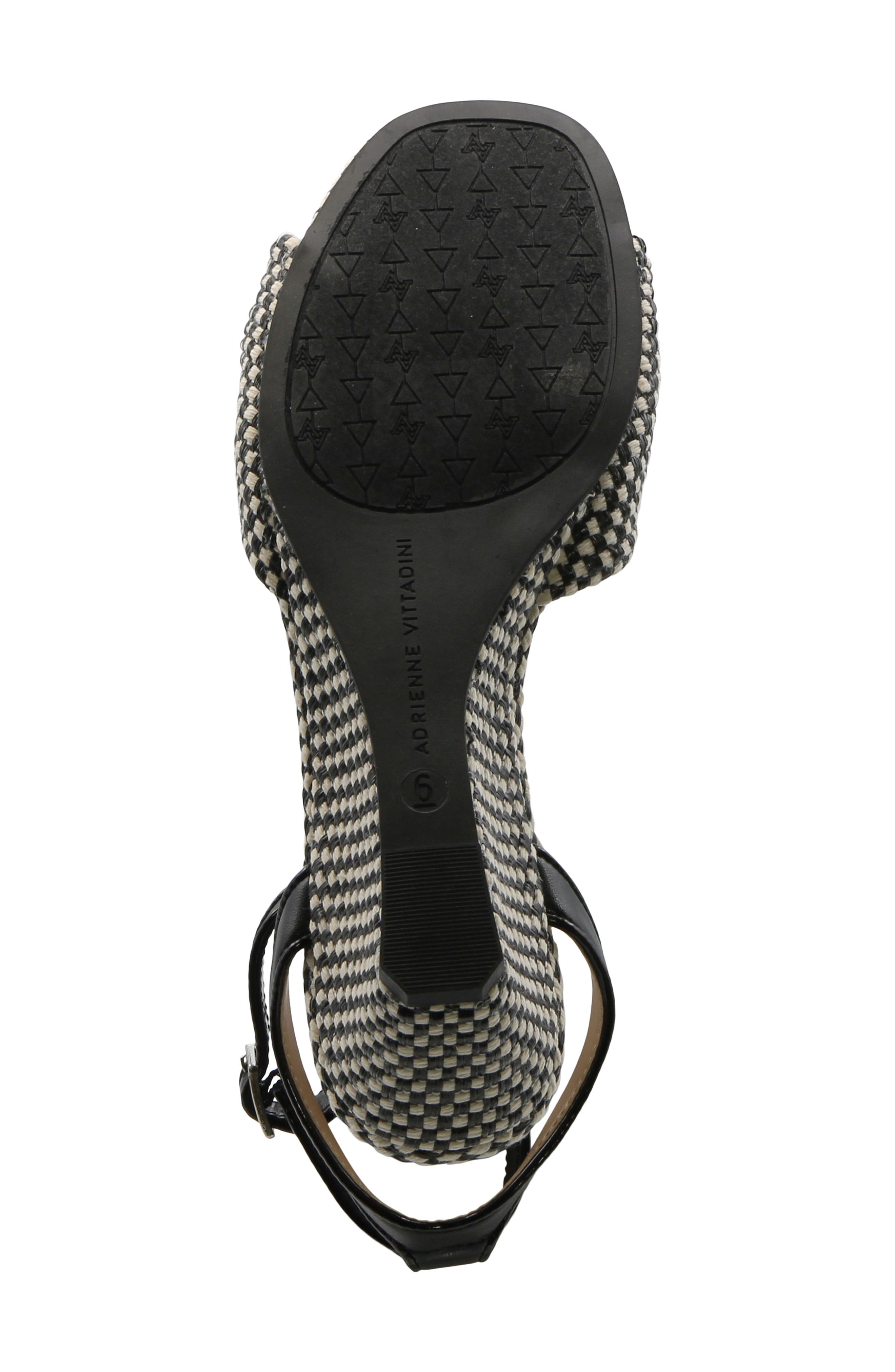 Adrienne Vittadini Angi Wedge Heel Sandal, Alternate, color, Black