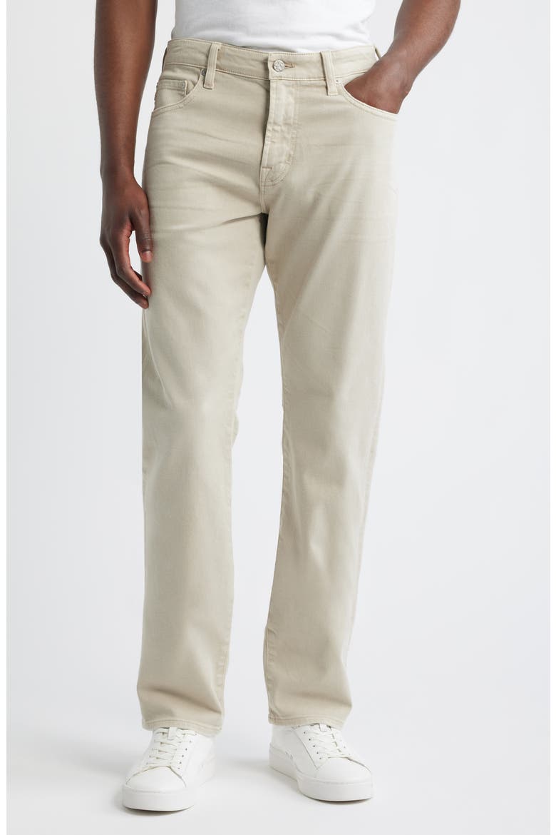Everett Slim Straight Leg Jeans, Main, color, 7 YEARS SULFUR COASTAL PEBBLE
