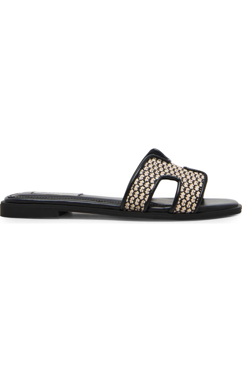 Steven New York Harlien Slide Sandal, Alternate, color, Black
