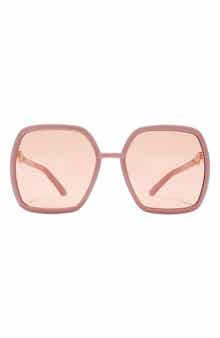 55mm Oversize Square Sunglasses