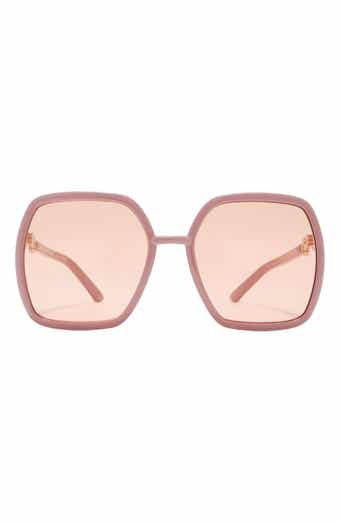 55mm Oversize Square Sunglasses