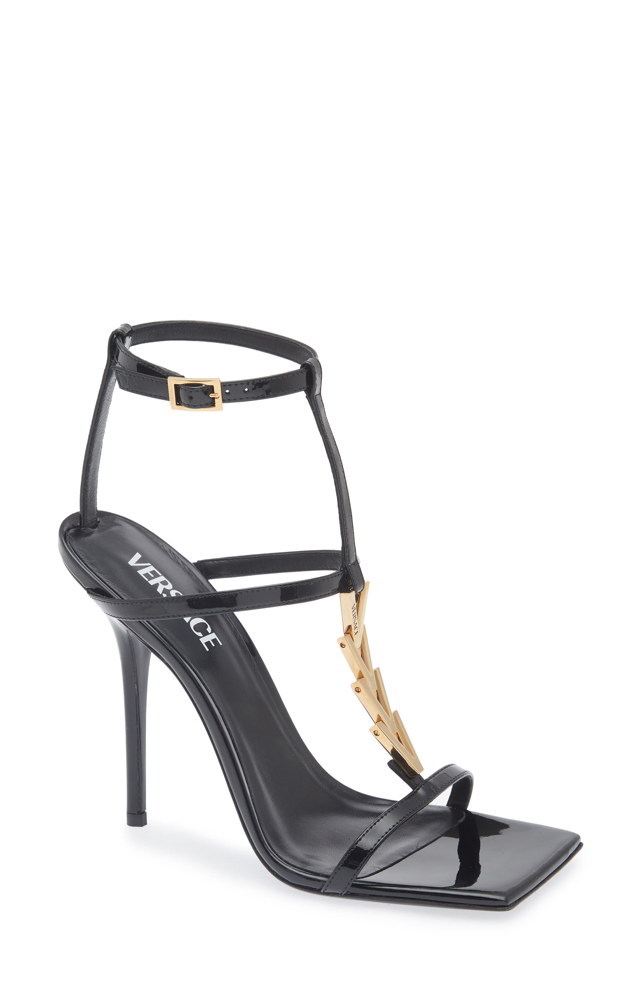 Versace V2025 Chain Sandal, Main, color, 