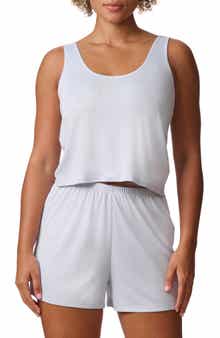 Splendid Heart Pointelle Boxer Pajamas