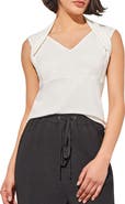 Ming Wang V-Neck Halter Tank