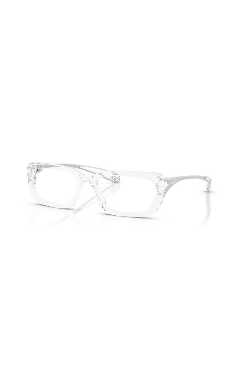 54mm Rectangle optical glasses, Main, color, Transparent