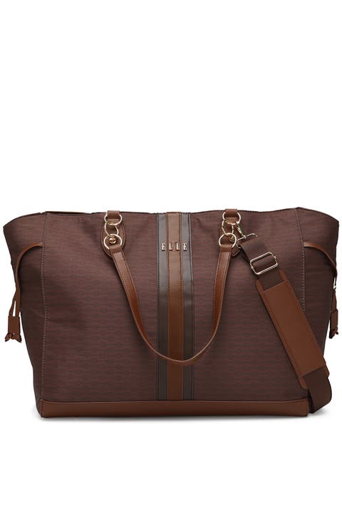 Eleganza 32L Monogram Weekender Duffel Bag