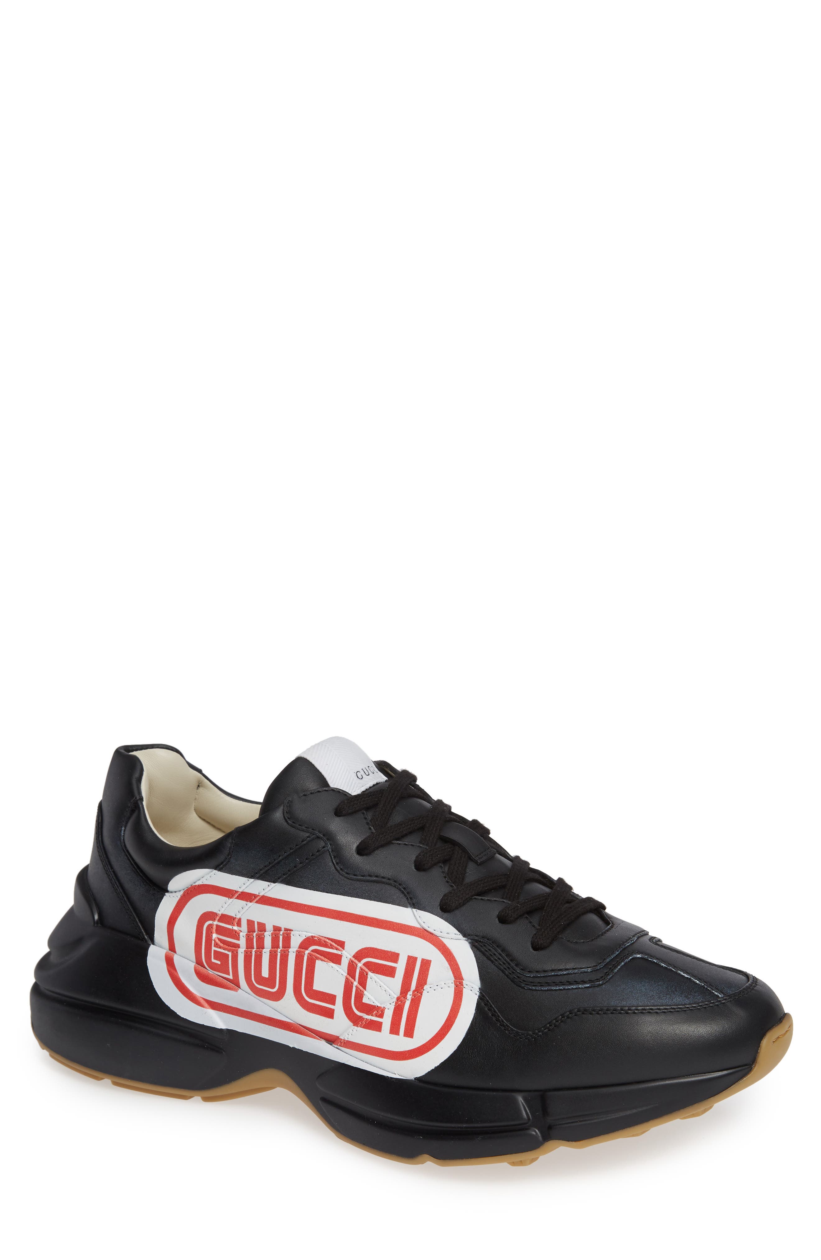 Rhyton Sneaker, Main, color, BLACK