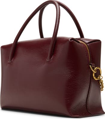 Vera Charm Leather Satchel