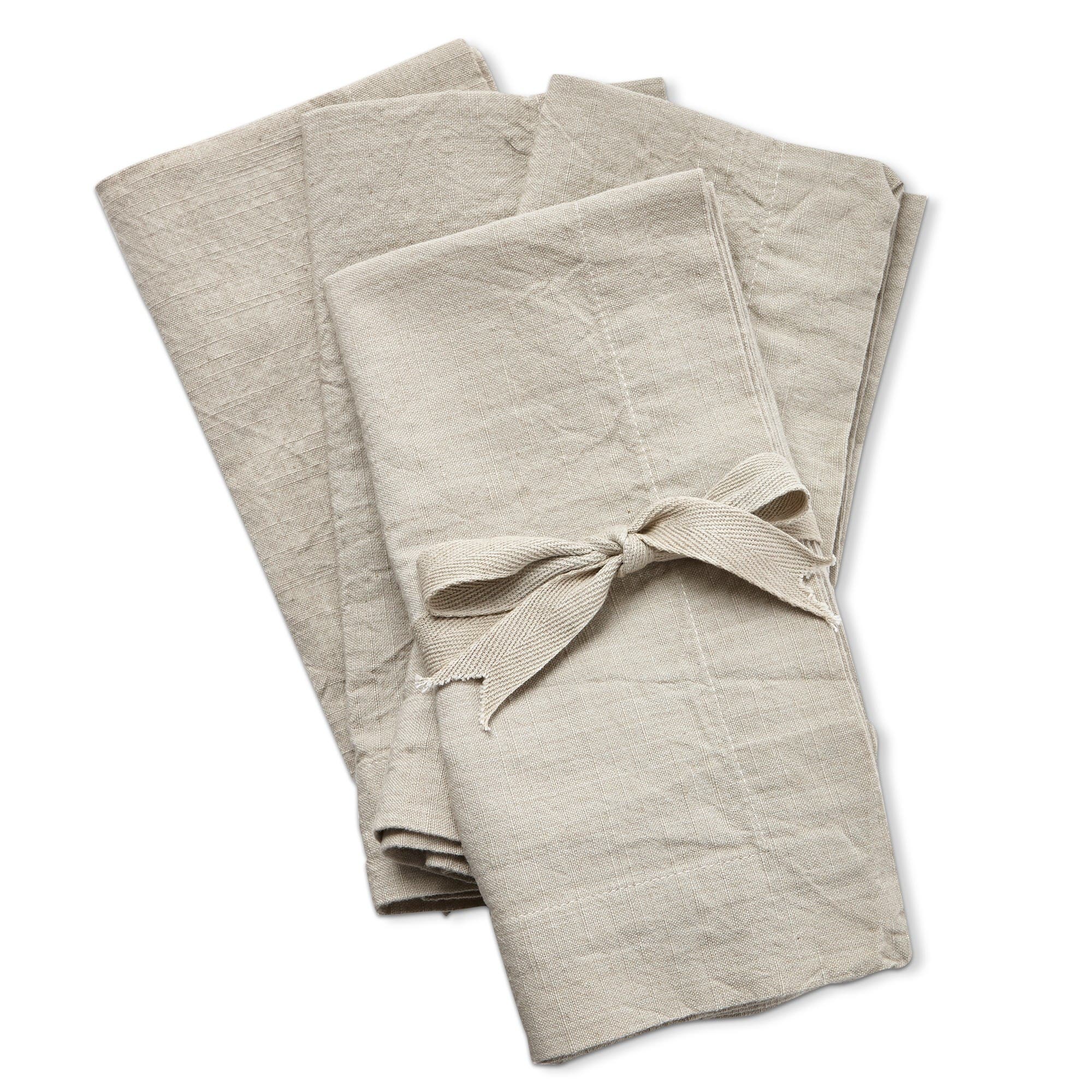 Tag Threads Slub Napkin Set Of 4 In Brown