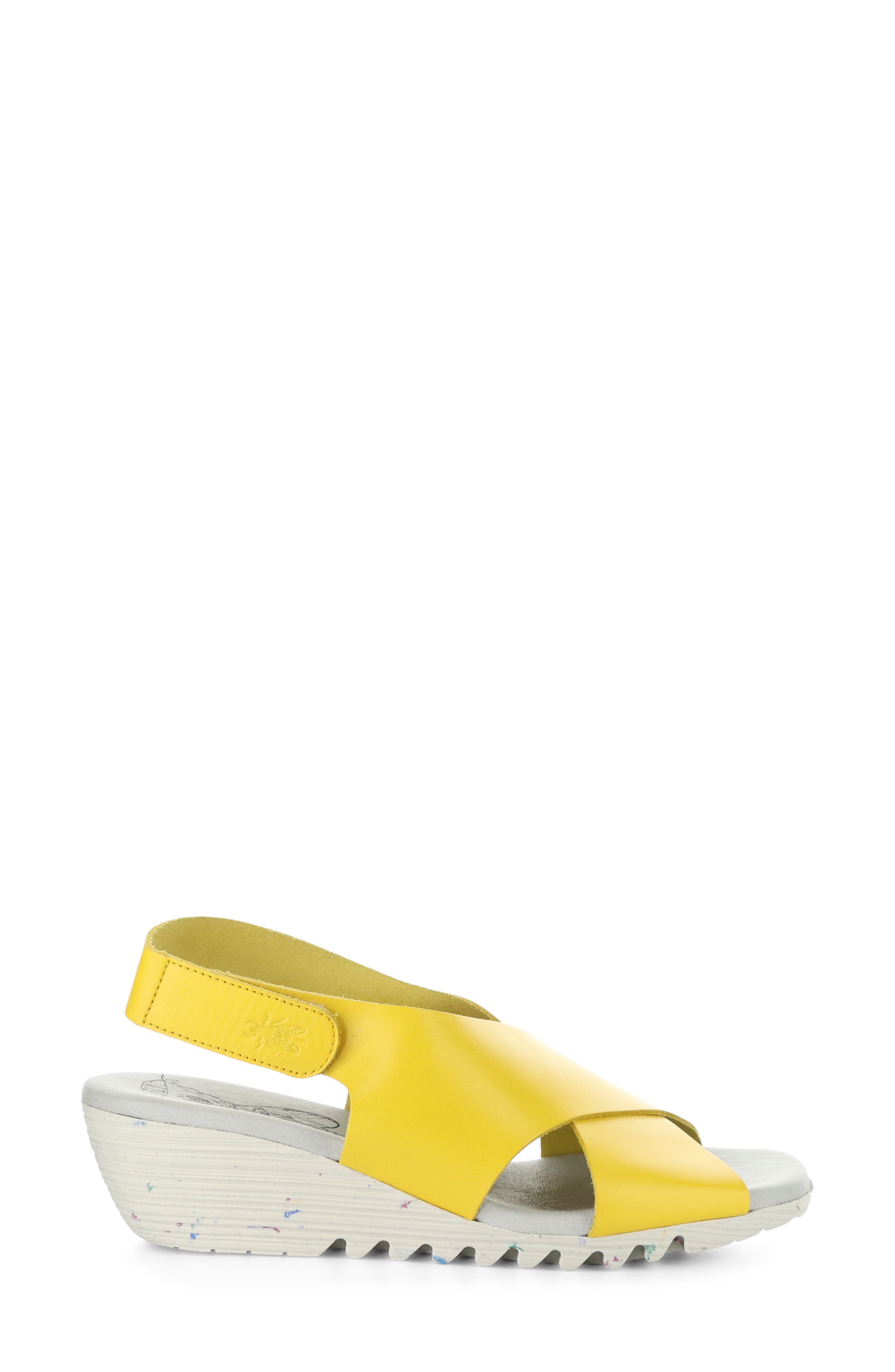 Orfy Slingback Wedge Sandal, Alternate, color, YELLOW