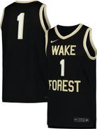 Nike Men's Nike Black Wake Forest Demon Deacons Replica Basketball Jersey
