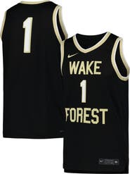 Nike Men's Nike Black Wake Forest Demon Deacons Replica Basketball Jersey