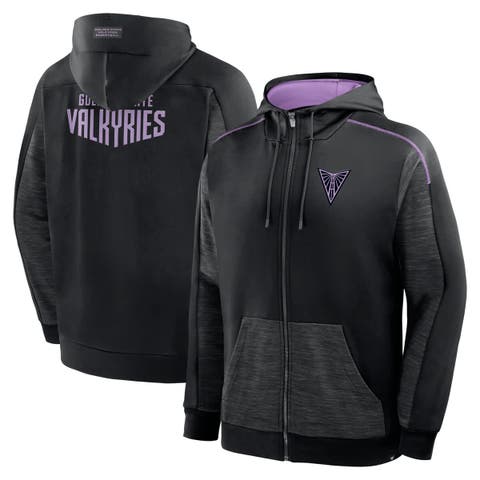 Men's Fanatics Black Golden State Valkyries Back Door Cut Play Defender Full-Zip Hoodie