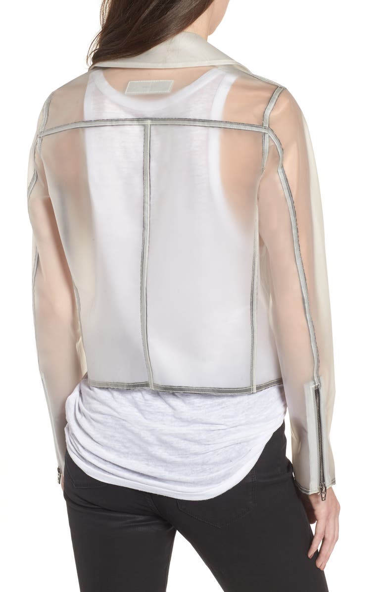 BLANKNYC Plastic Moto Jacket, Alternate, color,