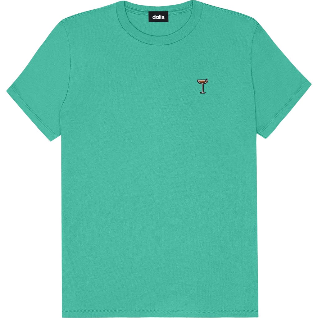 Dalix Womens Espresso Martini Jersey Relaxed Tee In Green