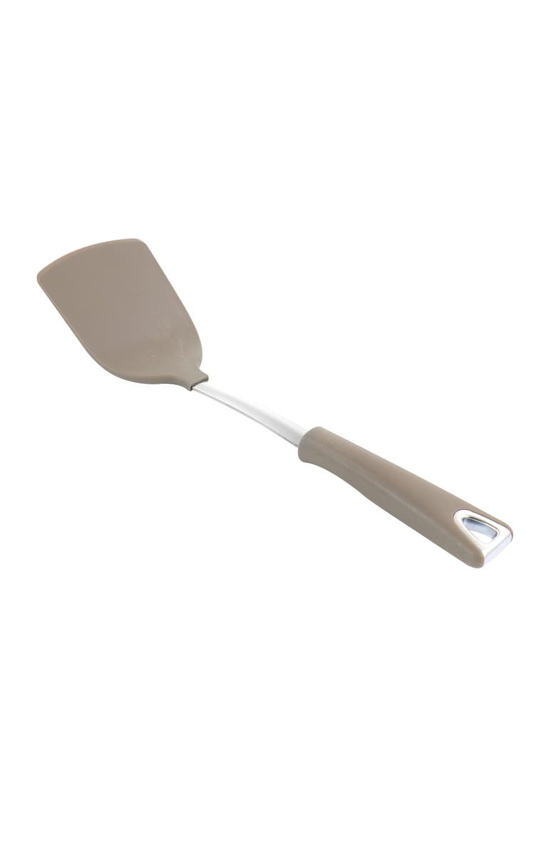 MARTHA STEWART Nylon Turner Utensil, Main, color, Warm Grey