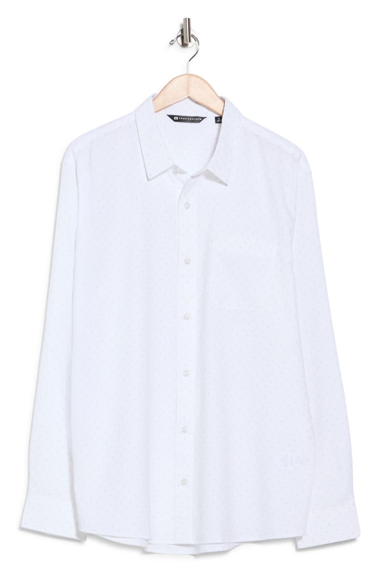 Best Spot Button-Up Shirt, Main, color, WHITE