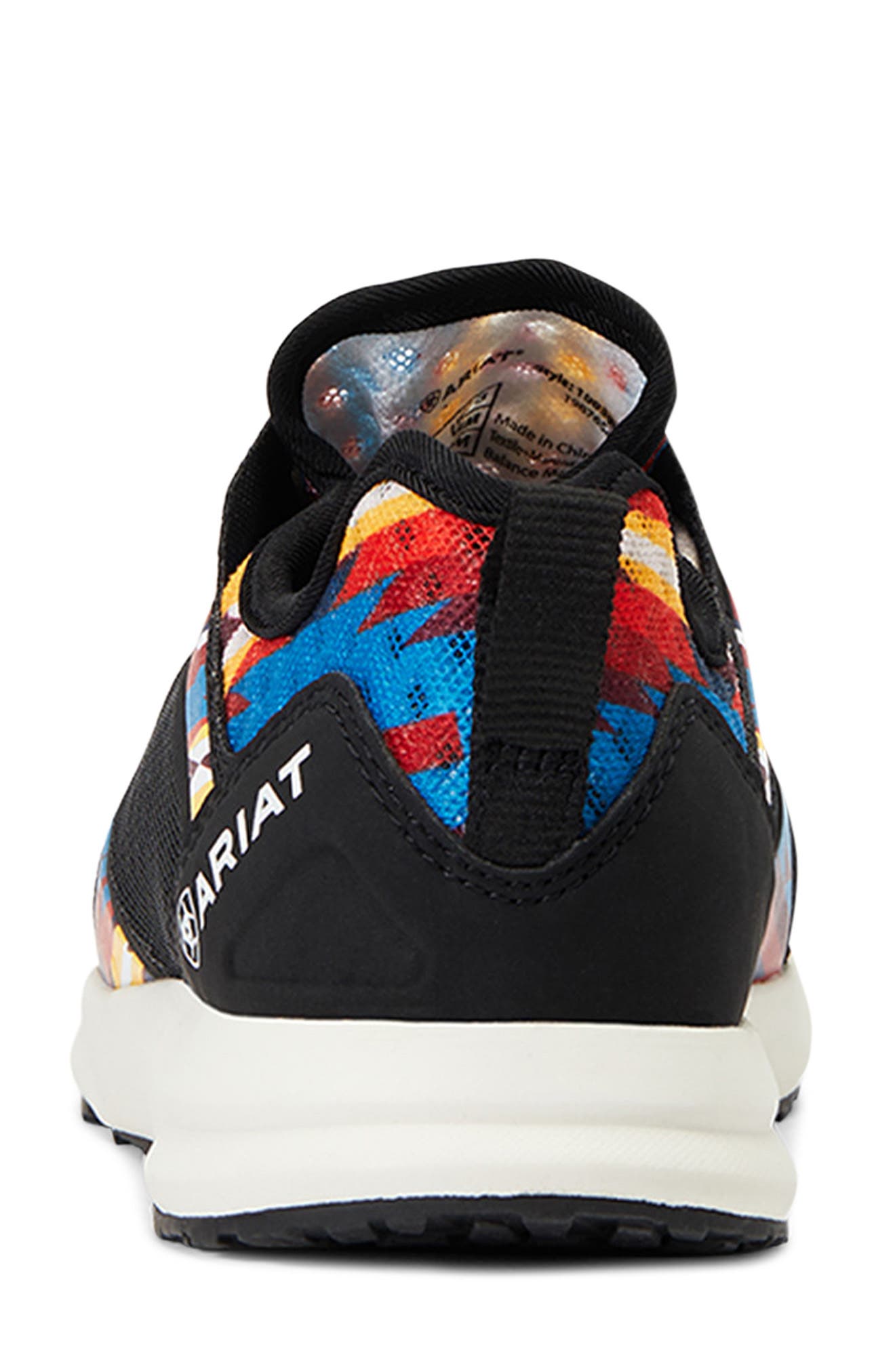 Ariat Fuse Low Top Sneaker, Alternate, color, Blue Geo Print