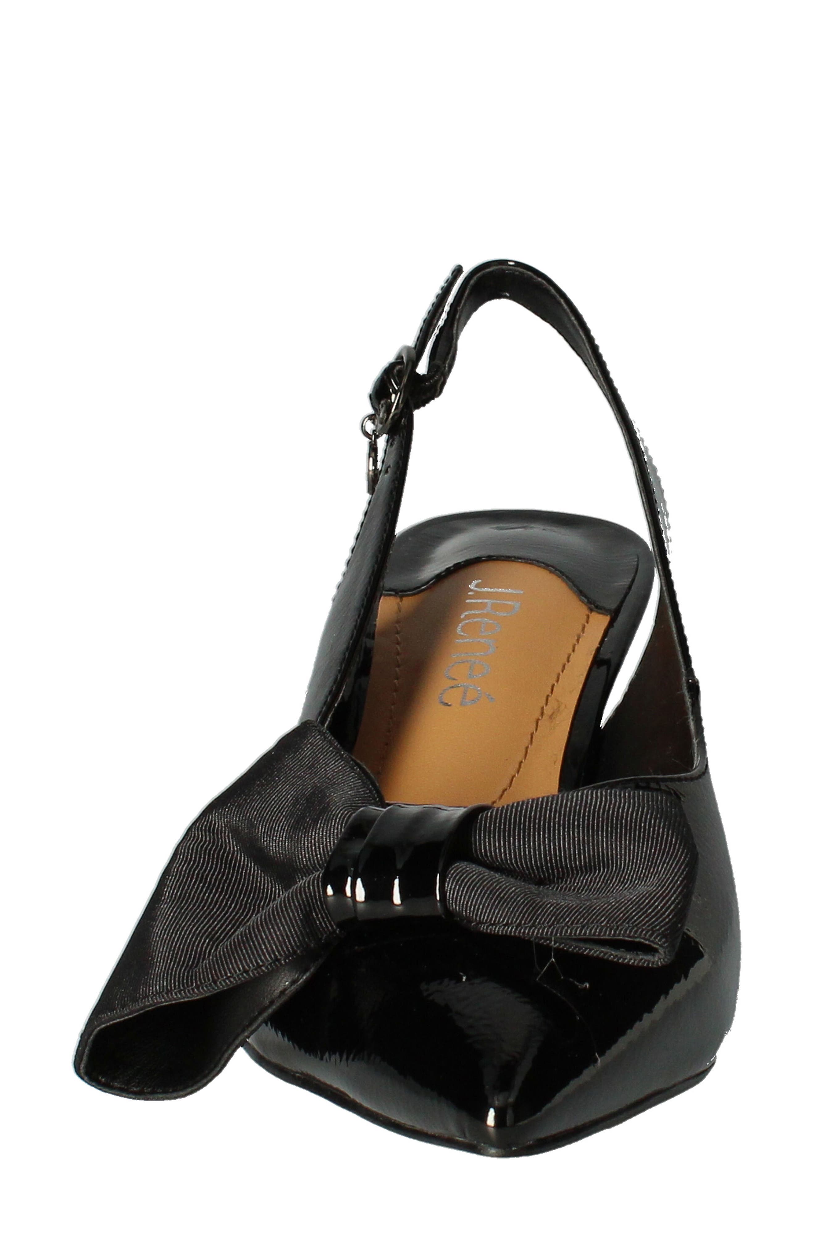 J. Reneé J.Renée Devika Slingback Pointed Toe Pump, Alternate, color, Black
