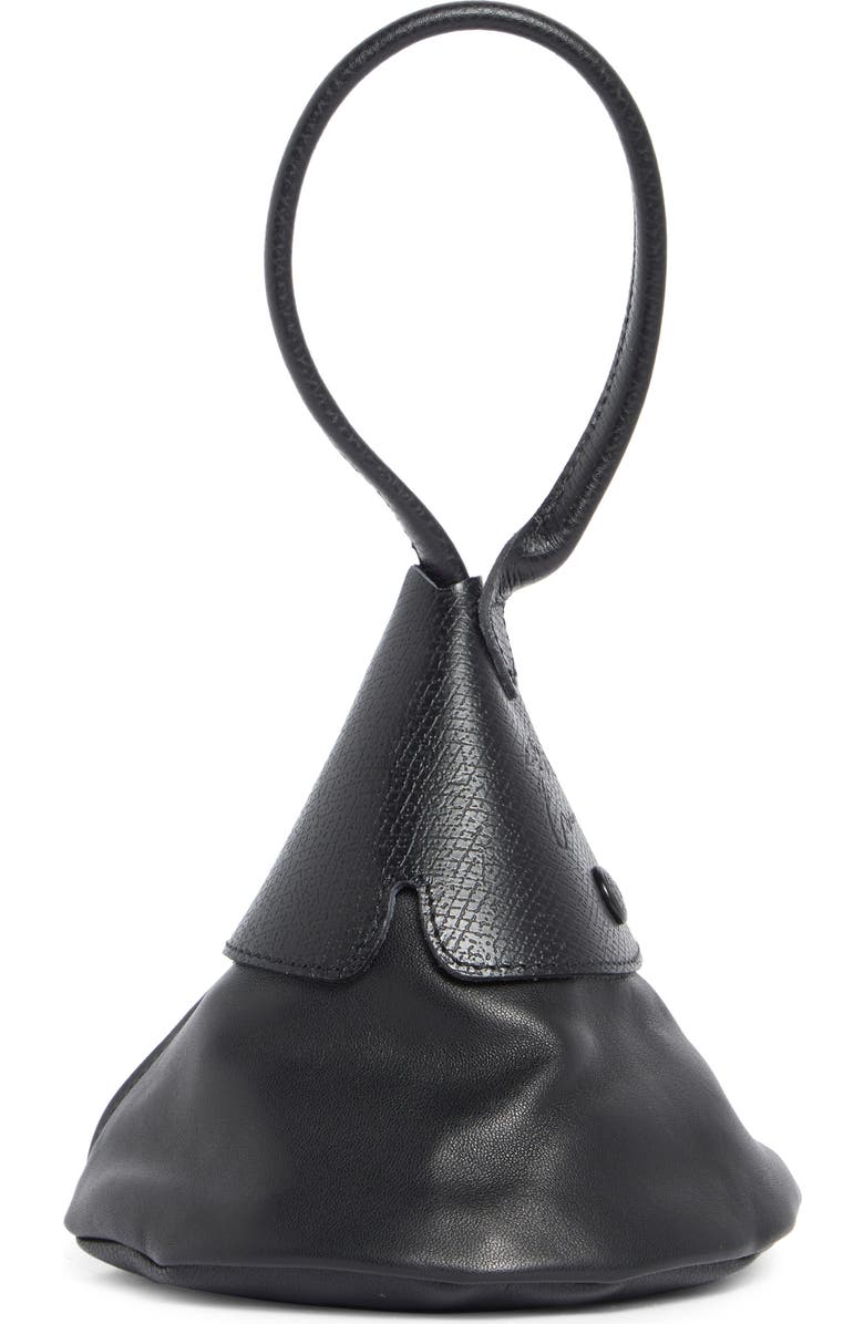 Longchamp x Nendo Small Cone Bag, Alternate, color, Black