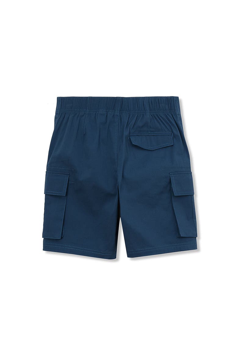 Boys Stretch Canvas Utility Cargo Shorts, Alternate, color, Dark Blue