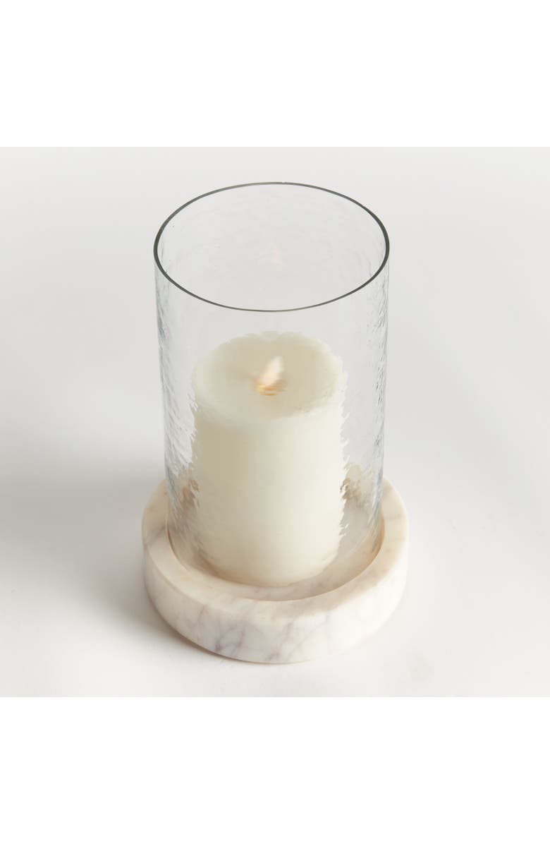 Napa Home & Garden Claire Hurricane Candleholder, Alternate, color, White
