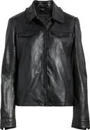 MAURITIUS Limma Ruffle Leather Jacket