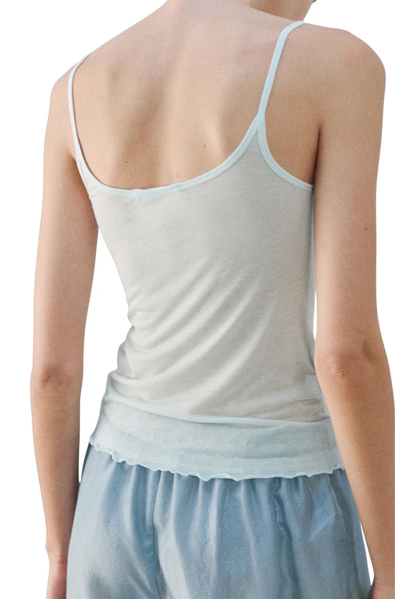 Microfiber Pajama Camisole, Alternate, color, BLUE