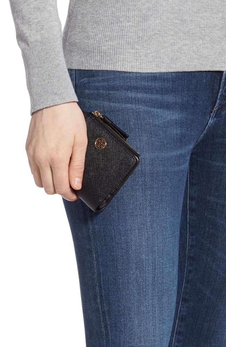 Tory Burch Robinson Mini Wallet, Alternate, color, 