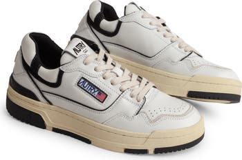スニーカー Autry Clc Low-Top Sneakers Autry Clc Low Sneakers In White Leather And Black Suede