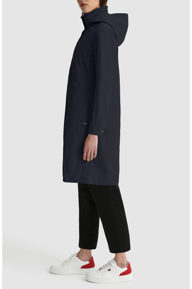 Tickseed Water Repellent Coat, Alternate, color, MELTON BLUE