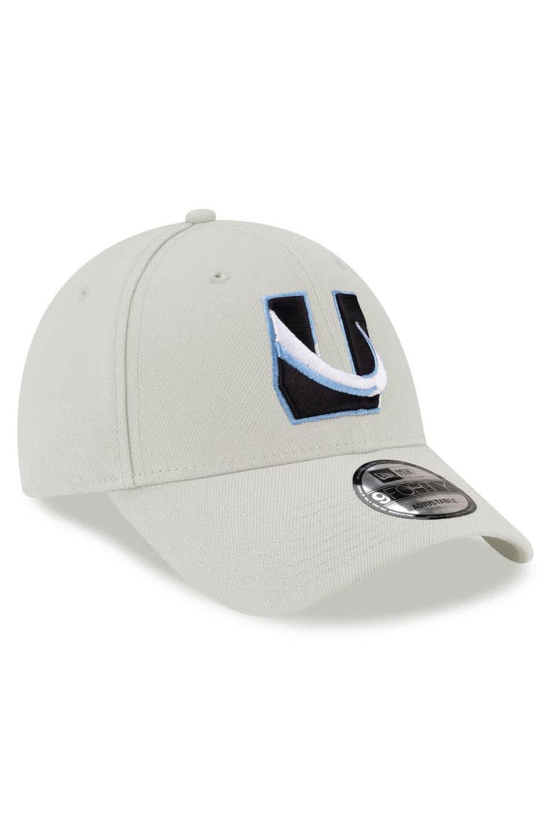 Men's New Era  Cream Utah Mammoth 9FORTY Adjustable Hat, Alternate, color, Cream