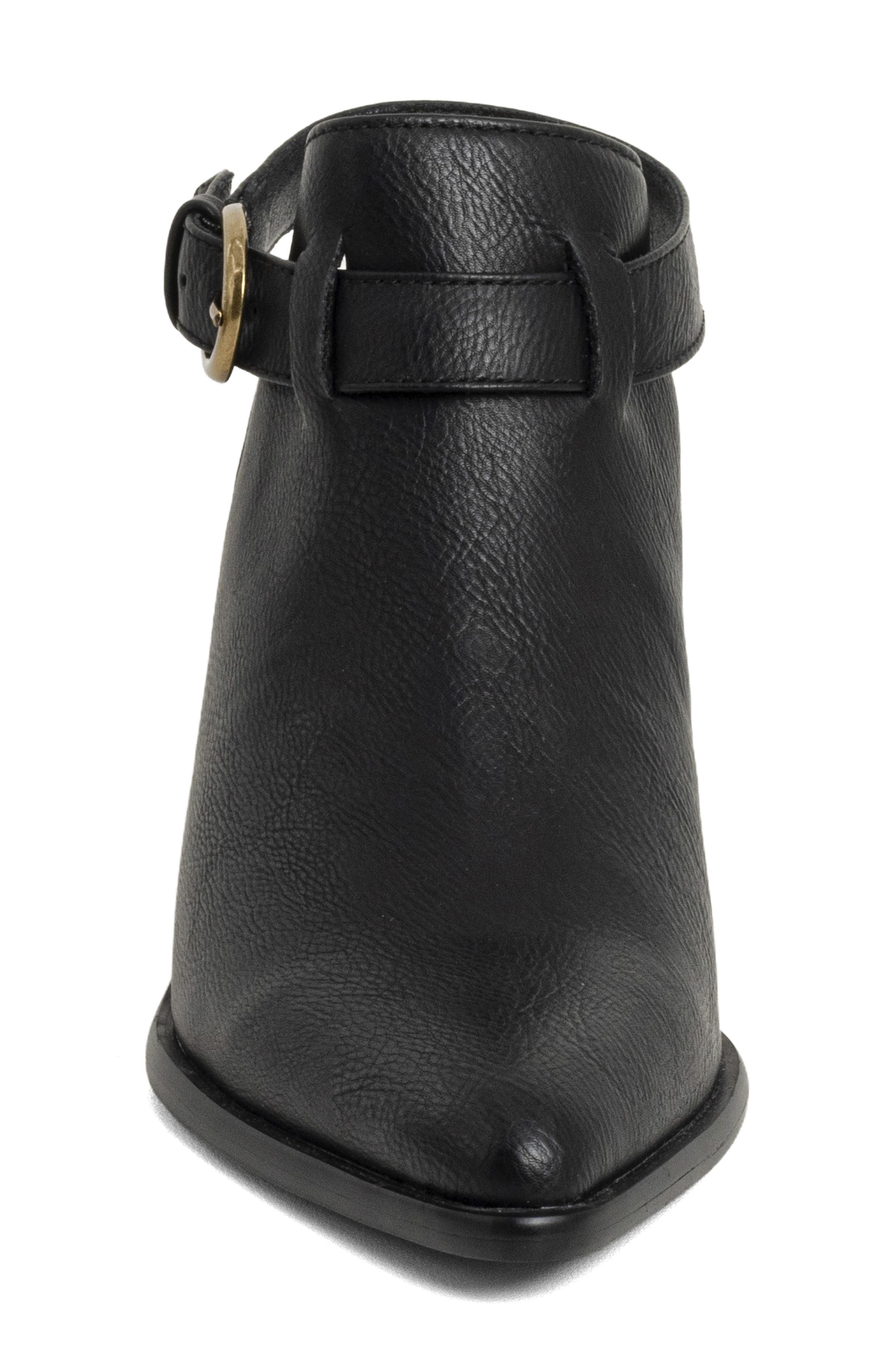 SHUSHOP Nelly Pointed Toe Bootie, Alternate, color, Black