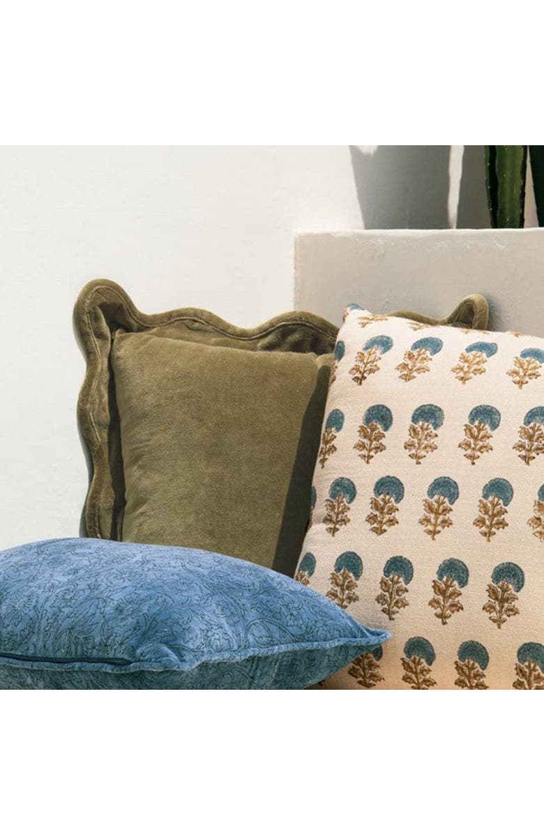 Mela Artisans Buta Blockprint Pillow - Cover Only, Alternate, color, 