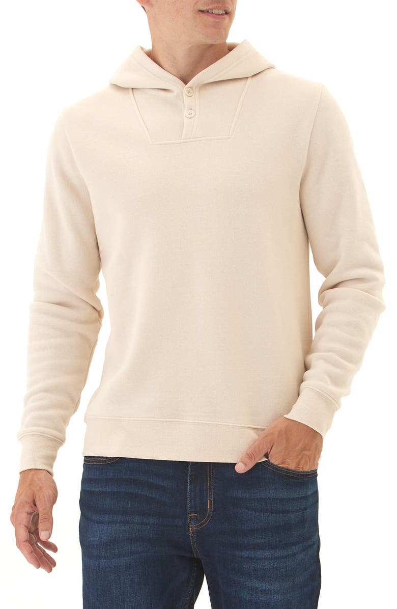 Threads 4 Thought Kieran Fleece Pullover Hoodie, Main, color, Tapioca