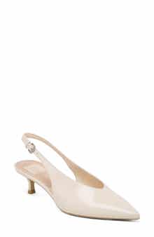 Dolce Vita Alenna Slingback Pointed Toe Kitten Heel Pump