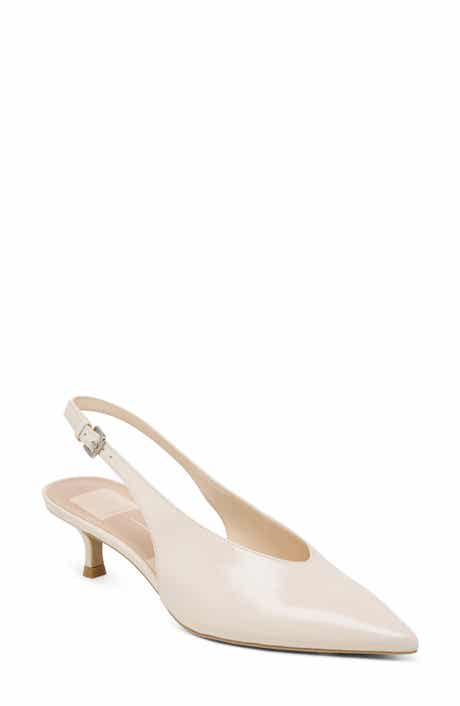 Dolce Vita Alenna Slingback Pointed Toe Kitten Heel Pump