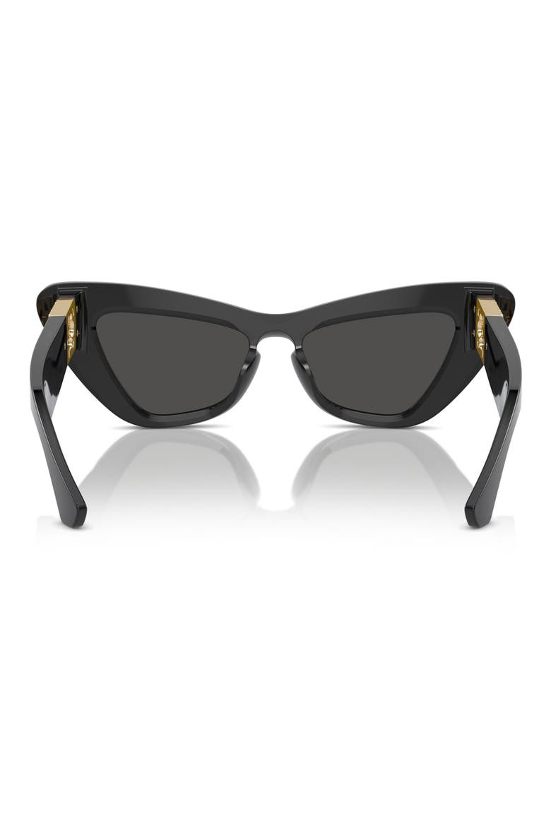 51mm Cat Eye Sunglasses, Alternate, color, DARK GREY