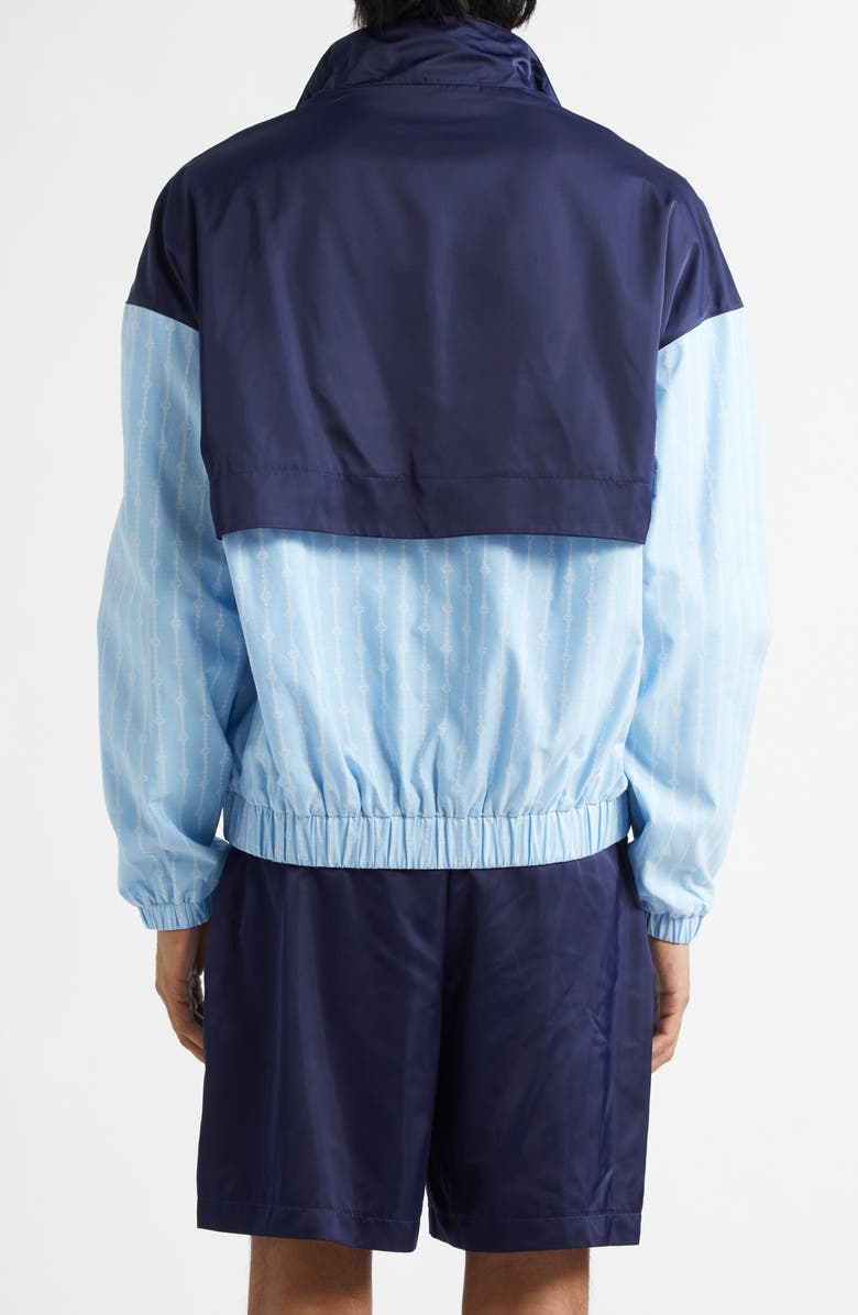 Casablanca Colorblock Track Jacket, Alternate, color, Pin Stripe