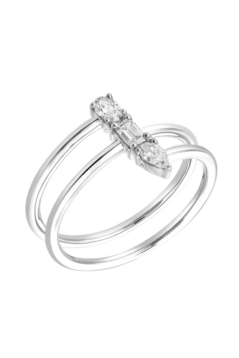 Tayla 14K Gold Lab Grown Diamond Ring - 0.25 Ct, Alternate, color, 14K White Gold
