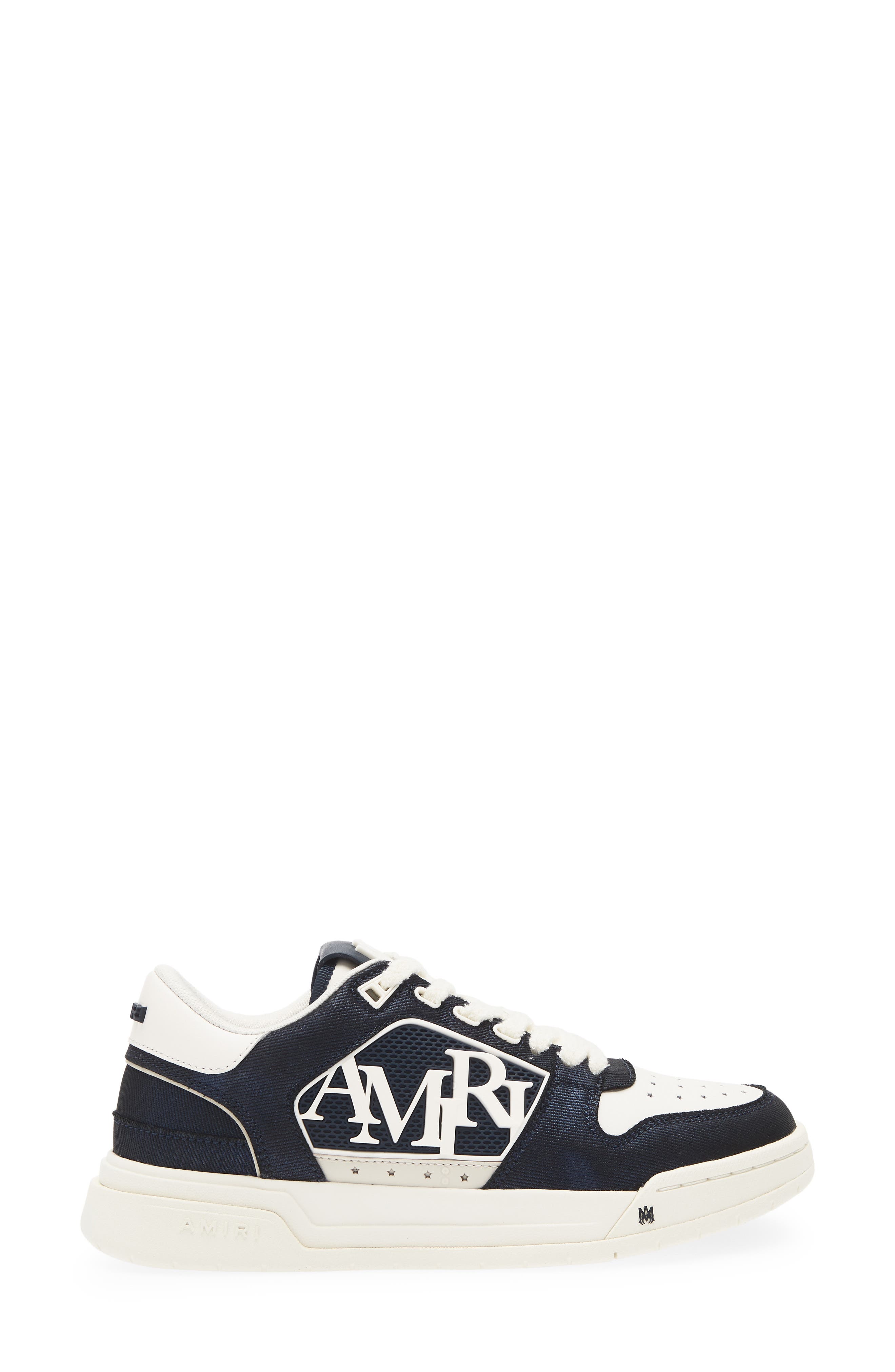 AMIRI Classic Denim Low Top Sneaker, Alternate, color, Wet Shimmer