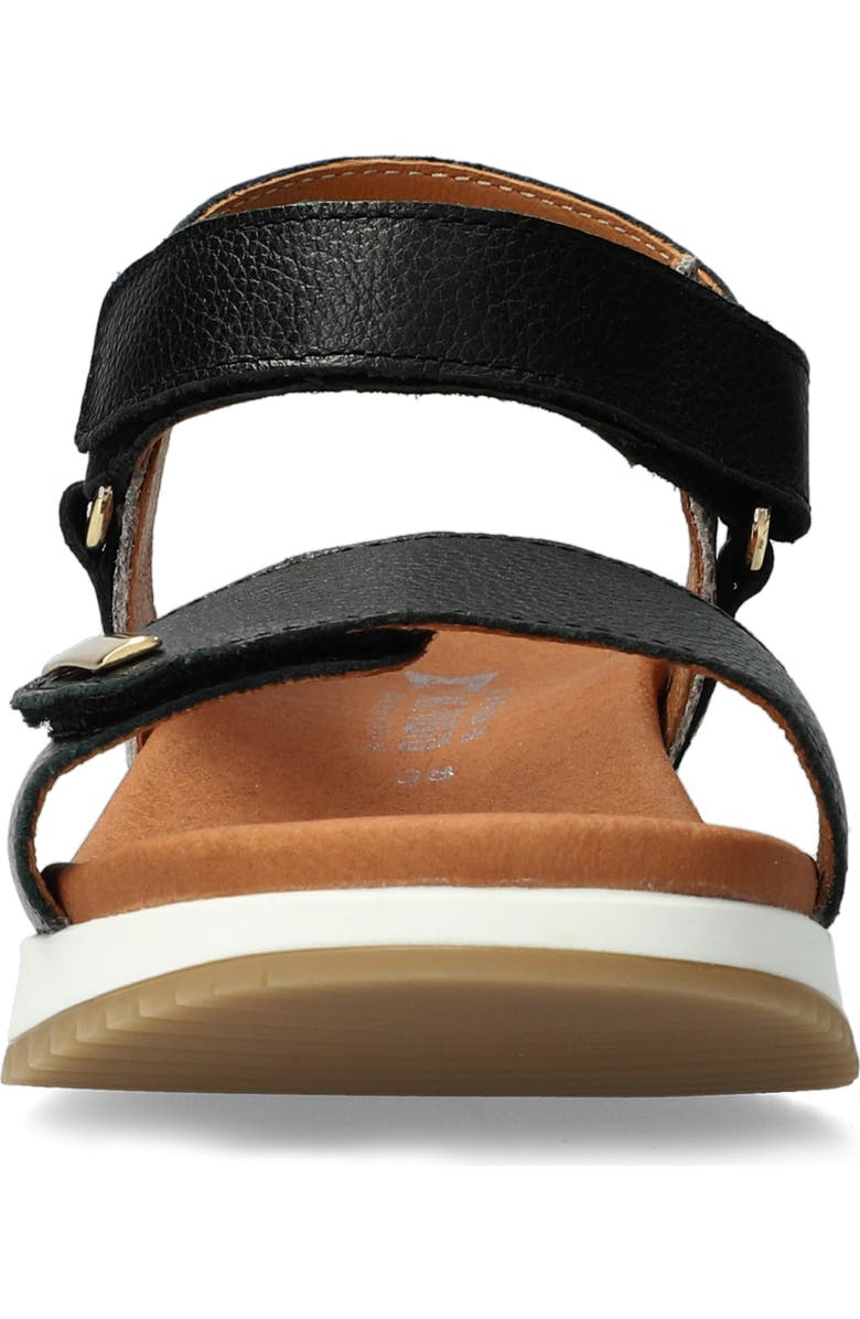 Mephisto Jeanie Ankle Strap Sandal, Alternate, color, Black