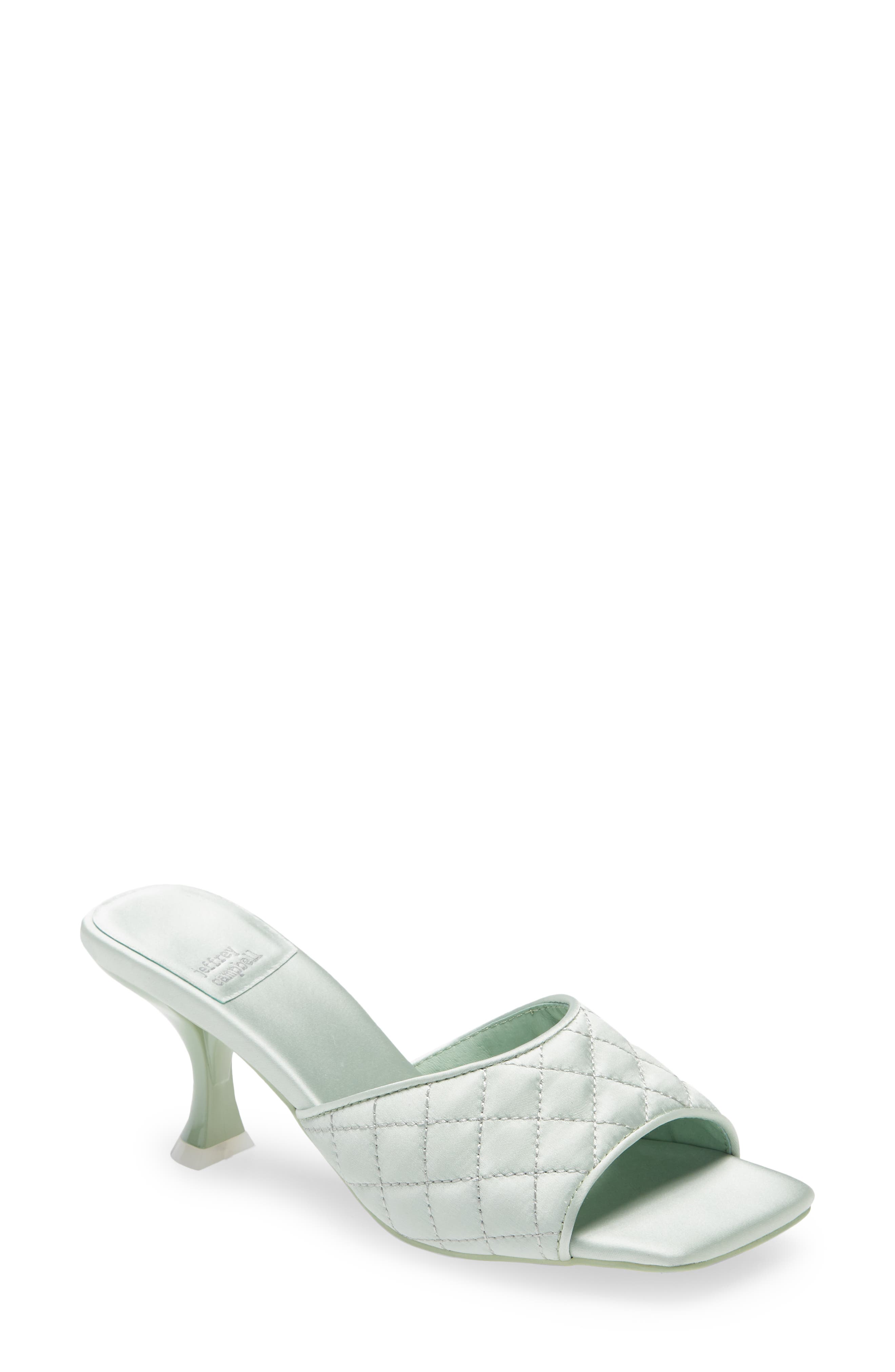 Mr Big Slide Sandal, Main, color, MINT SATIN
