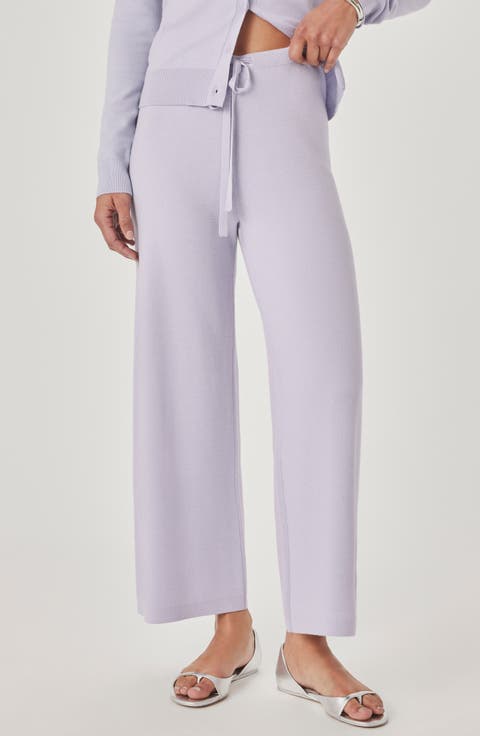 Christa Crop Sweater Pants