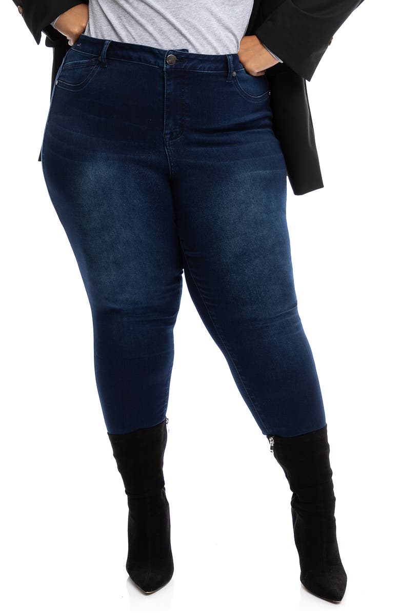 1822 Denim Butter High Waist Skinny Jeans, Main, color, 